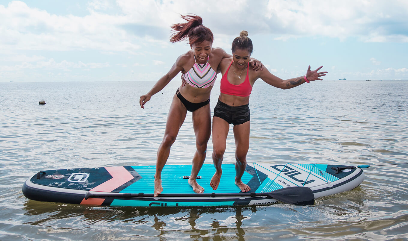 Learning to Fall off Your Paddle Board the Right Way